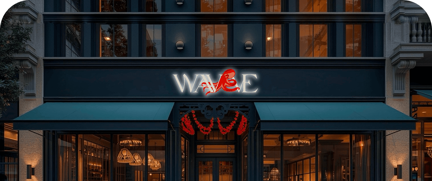 Премиальный seafood ресторан WAV/VE.